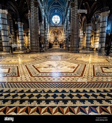 the floor of Siena cathedral